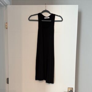Ava Sky Black Racerback Tank Dress